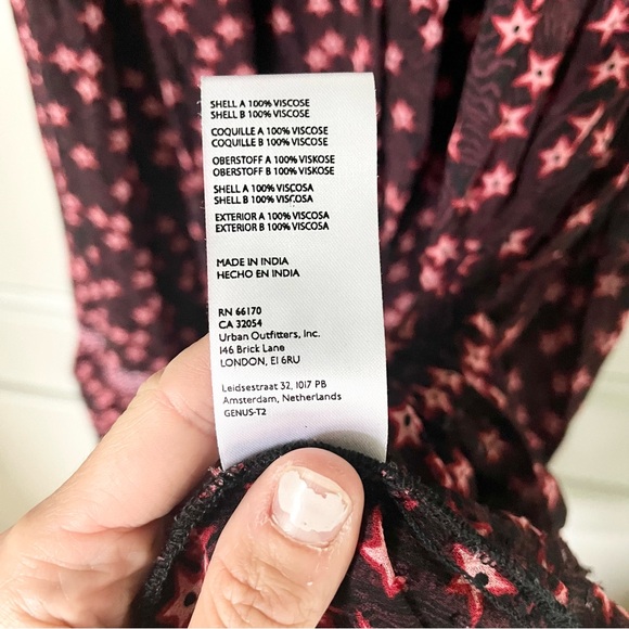 Anthropologie x Temperley London Dress Maxi Tiered in Mixed Print Sz 10 - Picture 9 of 9